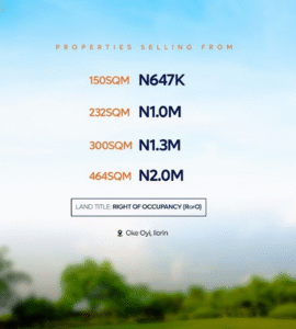 Peru Estate Ilorin Price
