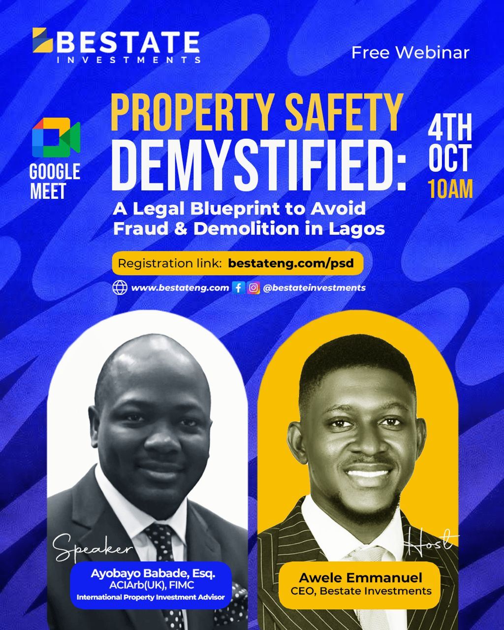 Property Safety Demystified Webinar - Bestate Investments